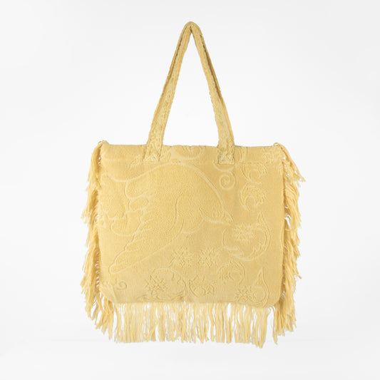 HIPPY TOTE BAG-VANILLE